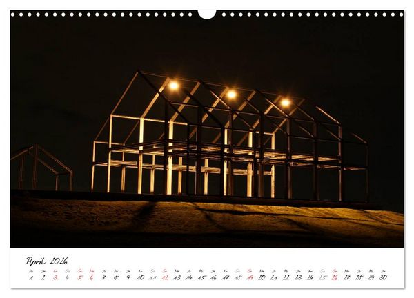 Produktbild: Nachtschicht - N&auml;chtliche Impressionen vom Ruhrgebiet und dem Niederrhein (Wandkalender 2026 DIN A3 quer), CALVENDO Monatskalender