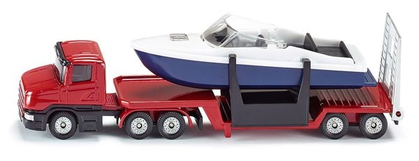 Siku 1613 Tieflader mit Boot
