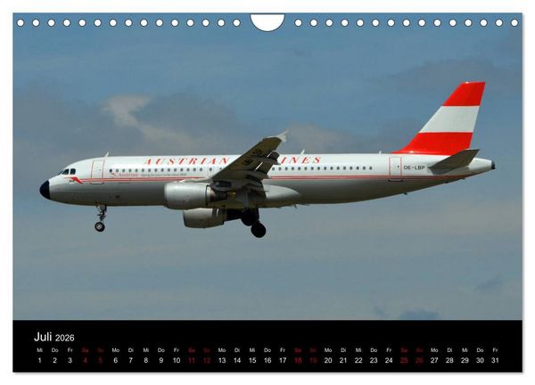 Produktbild: Im alten Glanz: Flugzeuge in Retro Livery (Wandkalender 2026 DIN A4 quer), CALVENDO Monatskalender