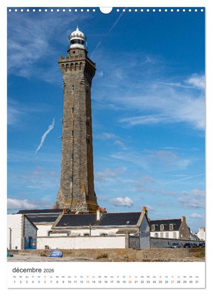 Produktbild: Phares du Finist&egrave;re (Calendrier mural 2026 DIN A3 horizontal), CALVENDO calendrier mensuel