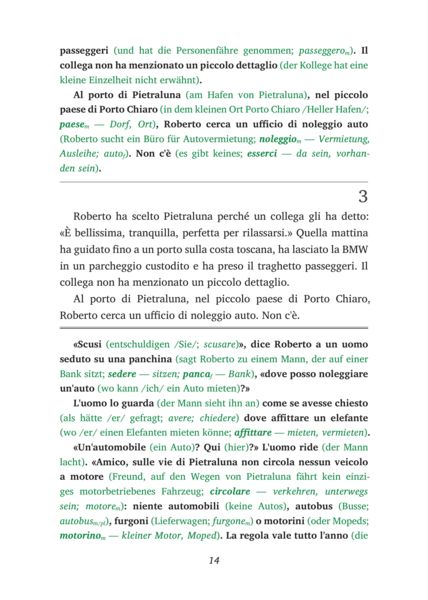 Produktbild: Italienisch lernen mit lustigen Kurzgeschichten (A2) - L&rsquo;isola senza macchine (+ Audio-CD)