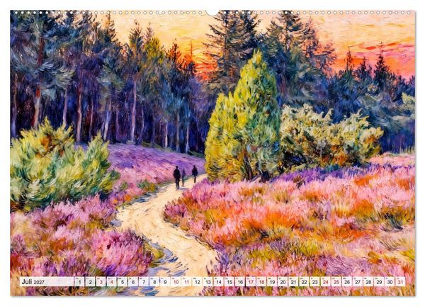 Produktbild: Nordische Impressionen - K&uuml;sten, St&auml;dte und Wasserwege (hochwertiger Premium Wandkalender 2027 DIN A2 quer), Kunstdruck in Hochglanz