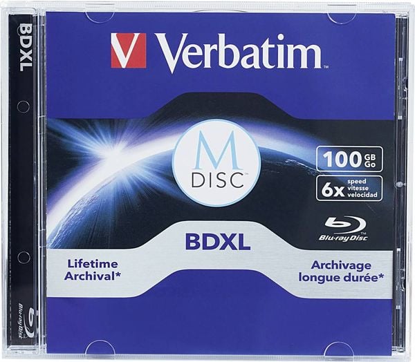 Verbatim 98912 M-DISC Blu-ray Rohling 100 GB 1 St. Jewelcase