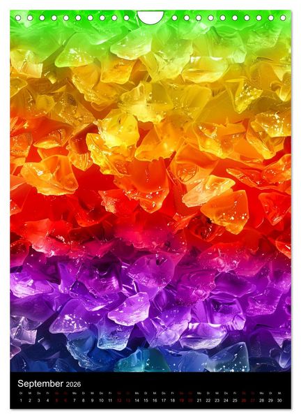 Produktbild: Tanz der Farben - Bunt durch das Jahr (Wandkalender 2026 DIN A4 hoch), CALVENDO Monatskalender