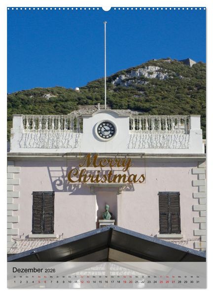 Produktbild: Gibraltar - Britische Kolonie am Mittelmeer (Wandkalender 2026 DIN A2 hoch), CALVENDO Monatskalender