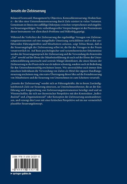 Produktbild: Jenseits der Zielsteuerung