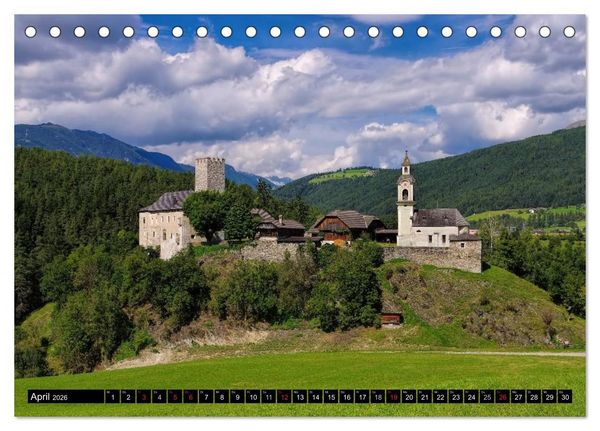 Produktbild: Pustertal - Das gr&uuml;ne Tal S&uuml;dtirols (Tischkalender 2026 DIN A5 quer), CALVENDO Monatskalender