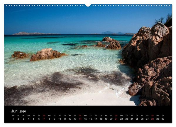 Produktbild: Sardinien Costa Smeralda und der Norden (hochwertiger Premium Wandkalender 2026 DIN A2 quer), Kunstdruck in Hochglanz