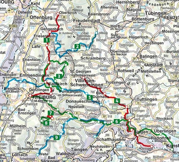 Produktbild: ROTHER Wanderf&uuml;hrer Schwarzwald S&uuml;d/Mitte
