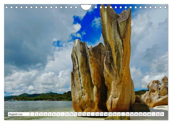 Produktbild: Seychellen - Ein letztes Paradies auf Erden (Wandkalender 2026 DIN A4 quer), CALVENDO Monatskalender