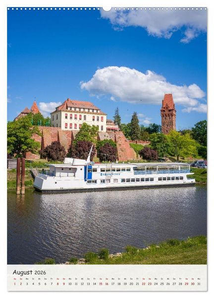 Produktbild: Tangerm&uuml;nde - Historische Altstadt an der Elbe (hochwertiger Premium Wandkalender 2026 DIN A2 hoch), Kunstdruck in Hochglanz