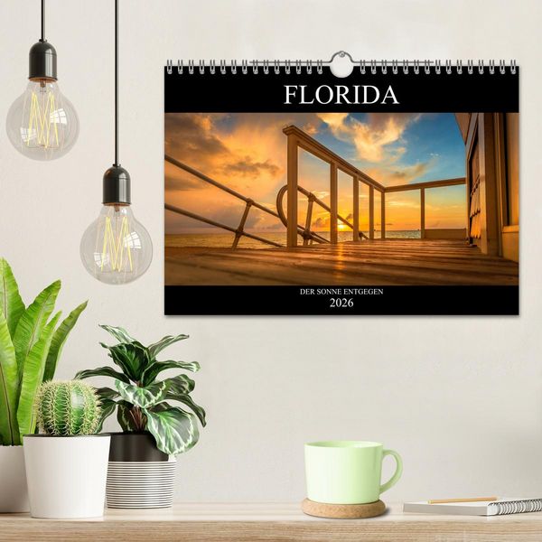 Produktbild: Florida. Der Sonne entgegen. (Wandkalender 2026 DIN A4 quer), CALVENDO Monatskalender