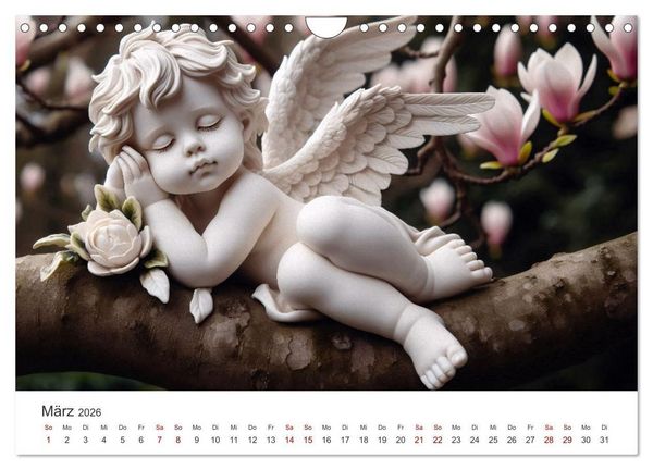 Produktbild: Niedliche Putten (Wandkalender 2026 DIN A4 quer), CALVENDO Monatskalender