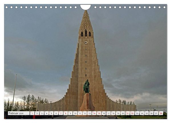 Produktbild: ISLAND, Insel aus Feuer und Eis (Wandkalender 2026 DIN A4 quer), CALVENDO Monatskalender