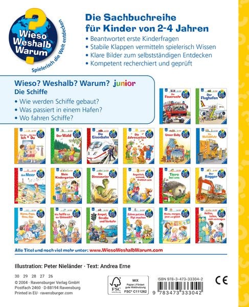 Produktbild: Wieso? Weshalb? Warum? junior, Band 8 - Die Schiffe