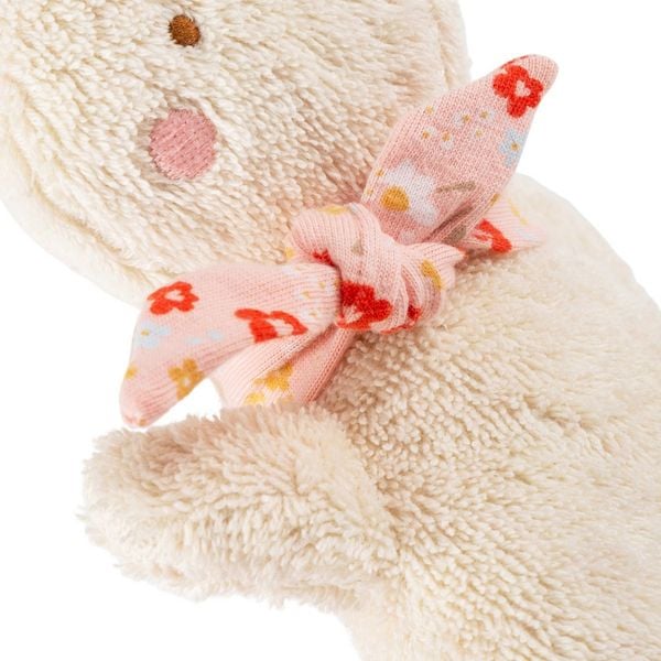 Produktbild: Sigikid 31275 - Mini Spieluhr Hase wei&szlig;, 19 cm, (mit 1 von 5 Kinderliedern - nicht vorab w&auml;hlbar!), Baumwollfrottee, Farmhouse Family