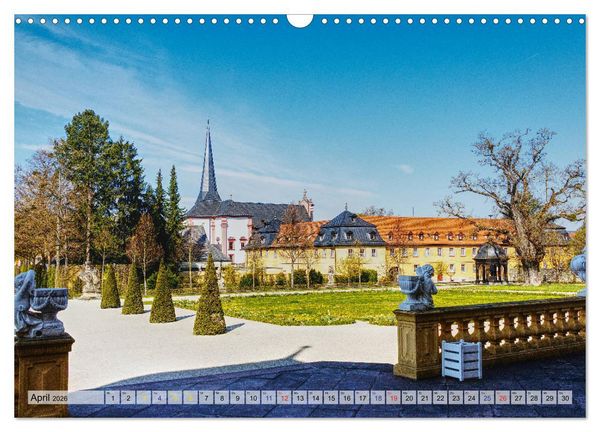 Produktbild: W&uuml;rzburg und Veitsh&ouml;chheim - romantische Rokoko St&auml;dte am Main (Wandkalender 2026 DIN A3 quer), CALVENDO Monatskalender