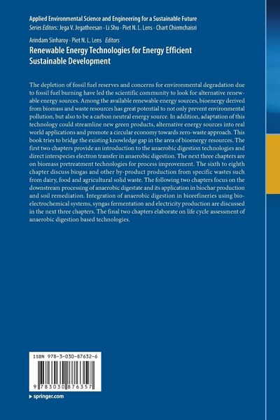 Produktbild: Renewable Energy Technologies for Energy Efficient Sustainable Development