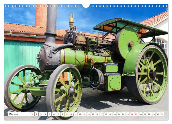 Produktbild: Kraft durch Dampf! Die Liebe zu Dampfmaschinen (Wandkalender 2026 DIN A3 quer), CALVENDO Monatskalender