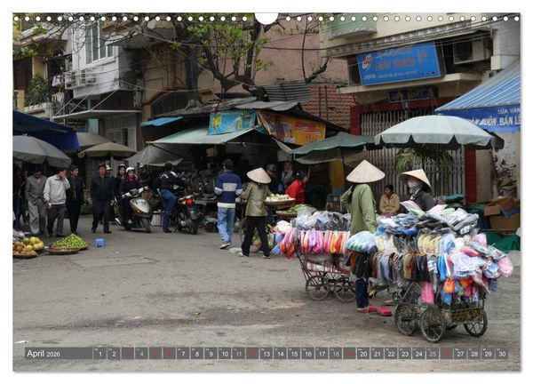 Produktbild: Menschen in Vietnam (Wandkalender 2026 DIN A3 quer), CALVENDO Monatskalender