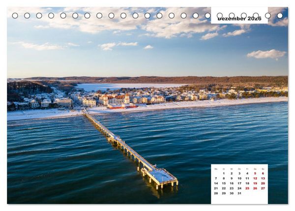 Produktbild: R&uuml;gen Panorama (Tischkalender 2026 DIN A5 quer), CALVENDO Monatskalender