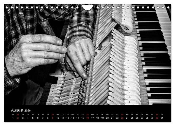 Produktbild: Klavierbau (Wandkalender 2026 DIN A4 quer), CALVENDO Monatskalender