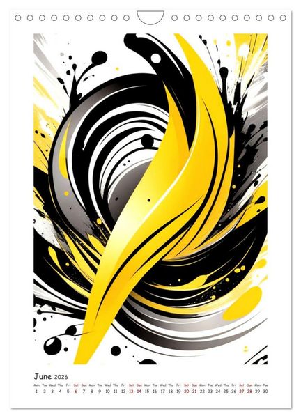 Produktbild: Essence of abstraction (Wall Calendar 2026 DIN A4 portrait), CALVENDO 12 Month Wall Calendar
