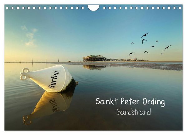 Produktbild: Sankt Peter Ording Sandstrand (Wandkalender 2027 DIN A4 quer), CALVENDO Monatskalender