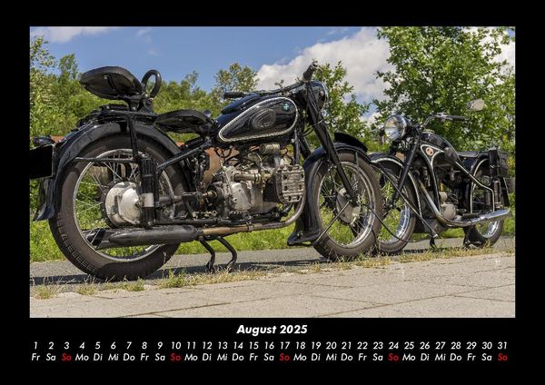 Produktbild: Motorr&auml;der 2025 Fotokalender DIN A3
