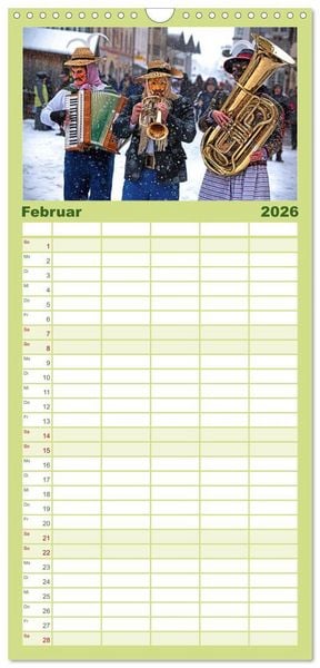 Produktbild: Familienplaner 2026 - Mittenwald - Perle des Werdenfelser Landes mit 5 Spalten (Wandkalender, 21 x 45 cm) CALVENDO