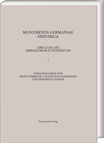 Produktbild: Libelli de lite imperatorum et pontificum saec. XI. et XII. conscripti