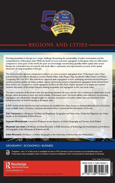 Produktbild: Socio-Economic Segregation in European Capital Cities