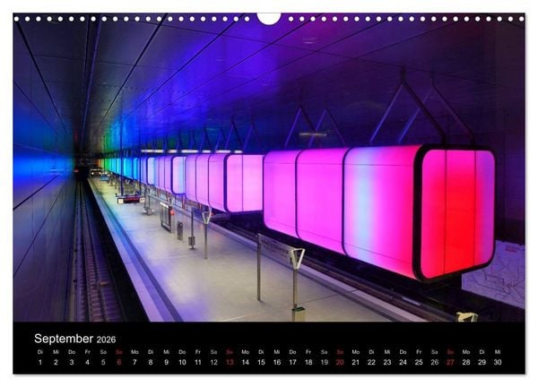 Produktbild: Hamburgs N&auml;chte (Wandkalender 2026 DIN A3 quer), CALVENDO Monatskalender