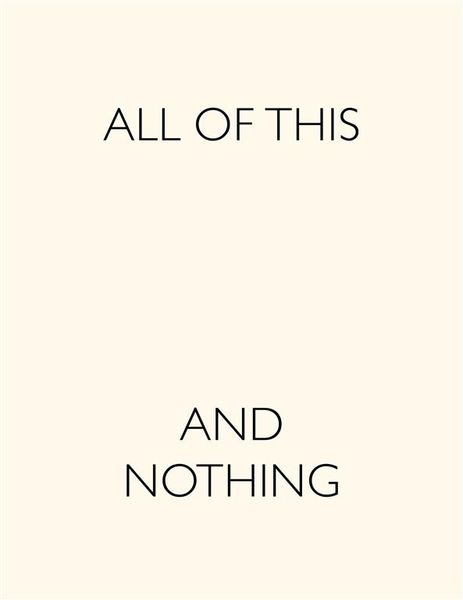 Produktbild: All Of This And Nothing