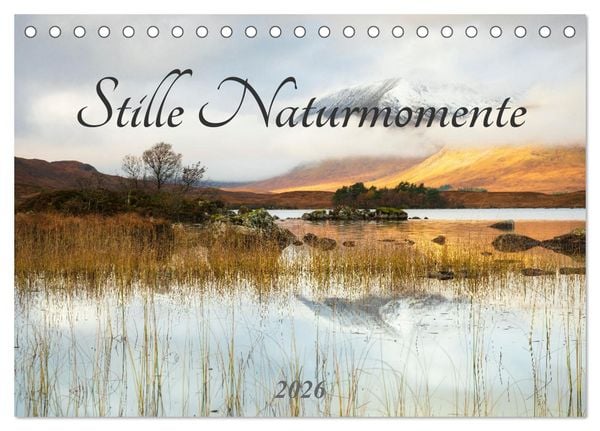 Produktbild: Stille Naturmomente (Tischkalender 2026 DIN A5 quer), CALVENDO Monatskalender