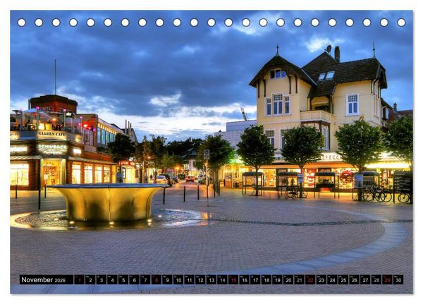 Produktbild: Timmendorfer Strand (Tischkalender 2026 DIN A5 quer), CALVENDO Monatskalender