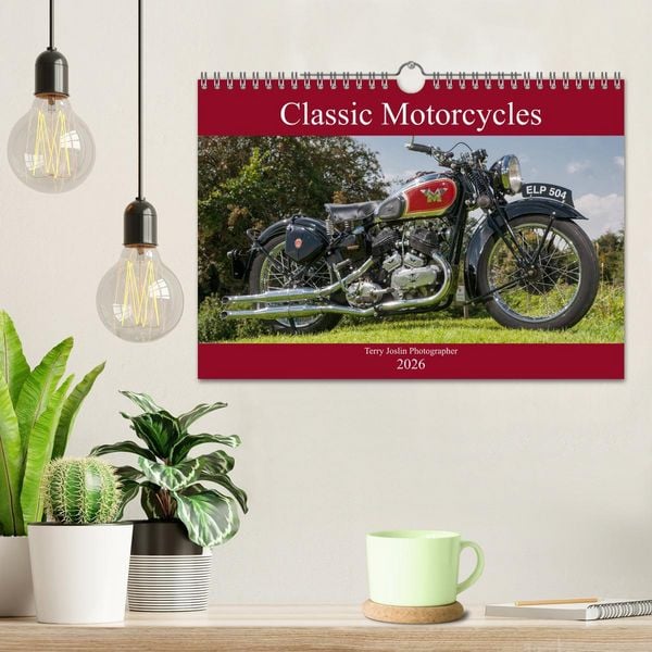 Produktbild: Classic Motorcycles (Wall Calendar 2026 DIN A4 landscape), CALVENDO 12 Month Wall Calendar