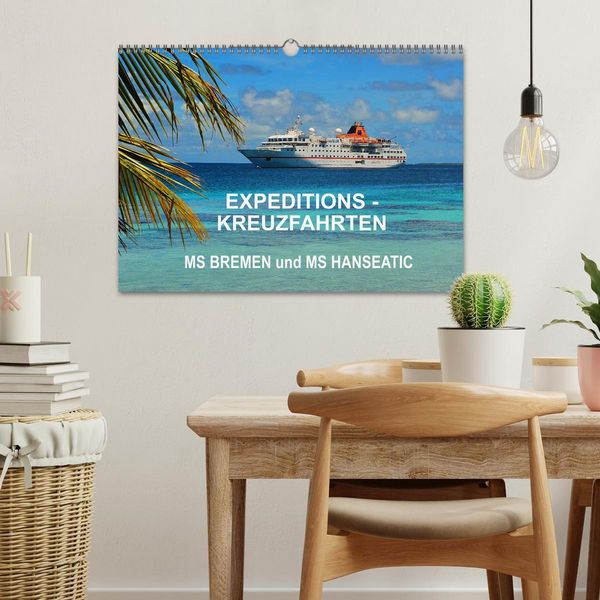 Produktbild: Expeditions-Kreuzfahrten MS BREMEN und MS HANSEATIC (Wandkalender 2026 DIN A3 quer), CALVENDO Monatskalender