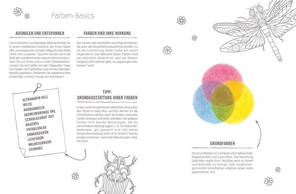 Produktbild: Inspiration Kraft der Natur – 50 magische Motive zum Ausmalen und Energie schöpfen