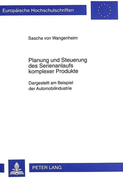 Produktbild: Planung und Steuerung des Serienanlaufs komplexer Produkte
