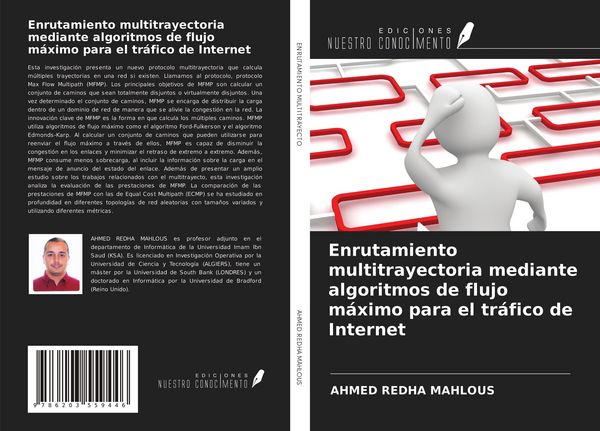 Produktbild: Enrutamiento multitrayectoria mediante algoritmos de flujo m&aacute;ximo para el tr&aacute;fico de Internet