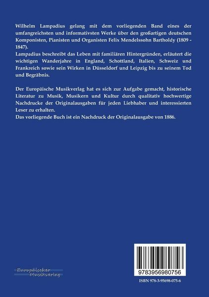 Produktbild: Felix Mendelssohn Bartholdy