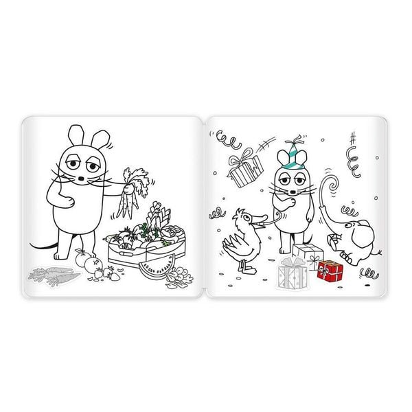 Produktbild: Tr&ouml;tsch Die Maus Stickermalbuch Malbuch mit Stickern