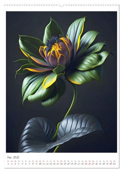 Produktbild: Flora Fantastica (Wandkalender 2026 DIN A2 hoch), CALVENDO Monatskalender