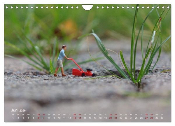 Produktbild: Das geheime Leben von Miniatur-Figuren (Wandkalender 2026 DIN A4 quer), CALVENDO Monatskalender