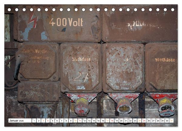 Produktbild: V&ouml;lklinger H&uuml;tte Welterbe seit 1994 (Tischkalender 2026 DIN A5 quer), CALVENDO Monatskalender
