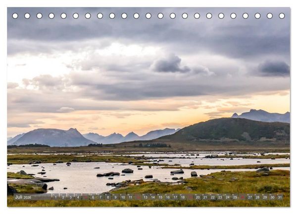 Produktbild: Norwegen - Mythos Landschaften (Tischkalender 2026 DIN A5 quer), CALVENDO Monatskalender