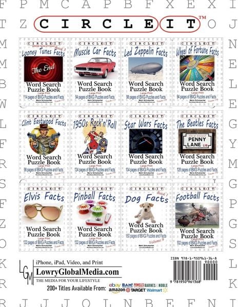 Produktbild: Circle It, Grease Facts, Word Search, Puzzle Book