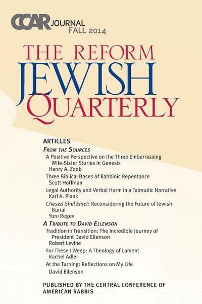 Produktbild: CCAR Journal - Reform Jewish Quarterly Fall 2014