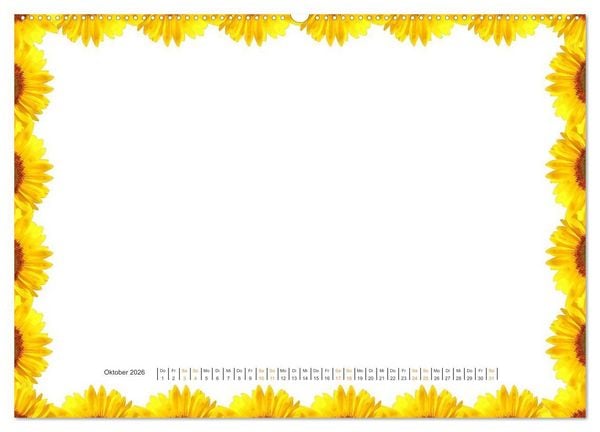 Produktbild: Bastelkalender Nostalgie-Rahmen 2026 (hochwertiger Premium Wandkalender 2026 DIN A2 quer), Kunstdruck in Hochglanz